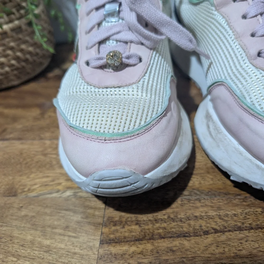 michele milano  lopriore  chunky‎ Women's Sneakers in Pink and White